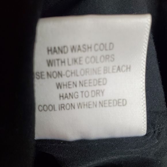 ModCloth Black Red Pink Floral Lined Rayon Linen Button Front Skirt Sz 3X - Picture 5 of 5